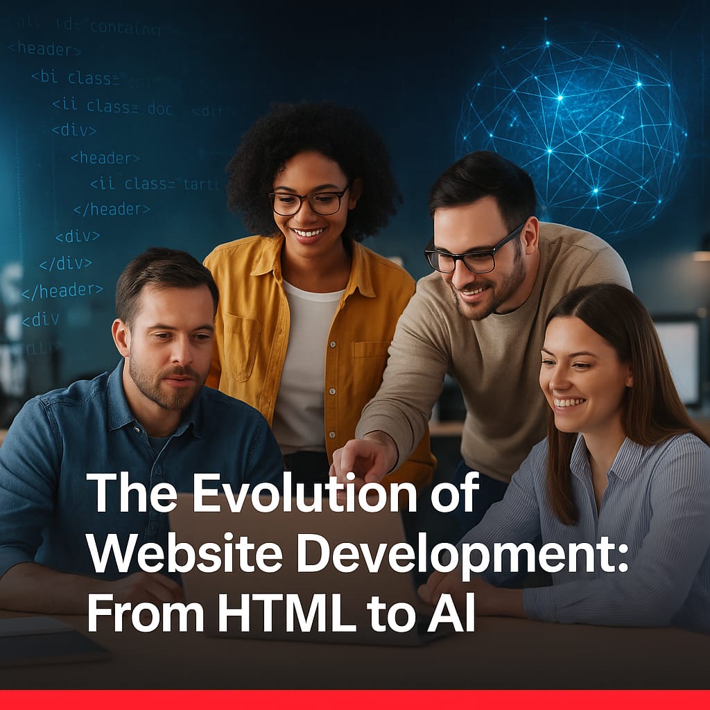 The Evolution of Website Development From HTML to AI