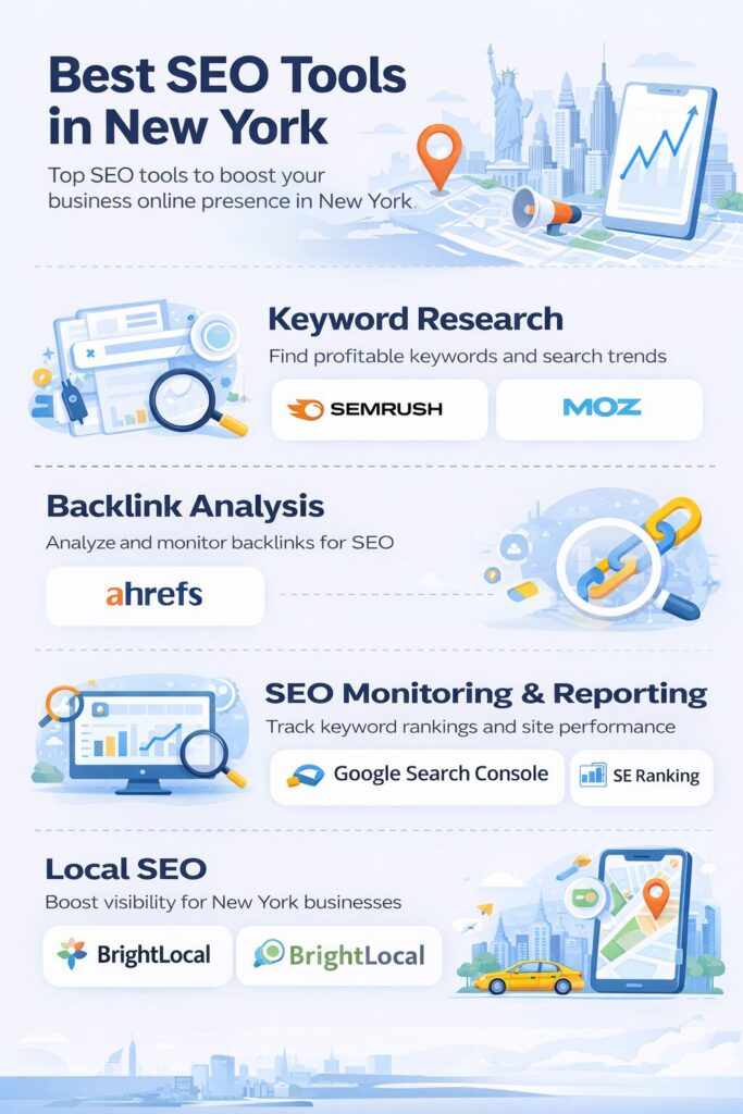 Best SEO Tools In New York - Infographics