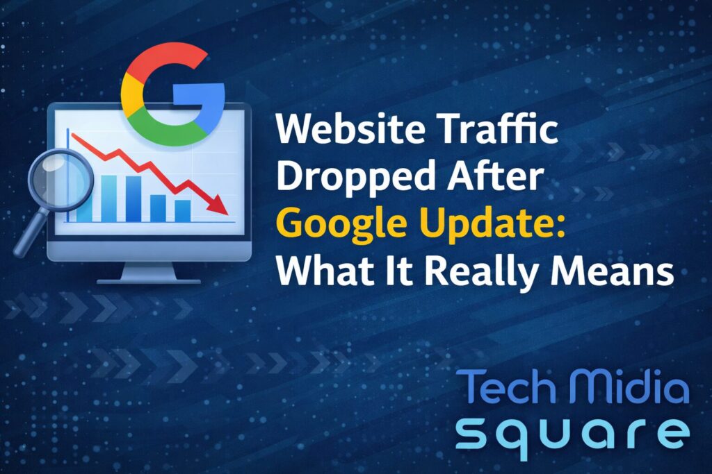 traffic dropped after Google update