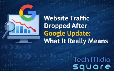 traffic dropped after Google update