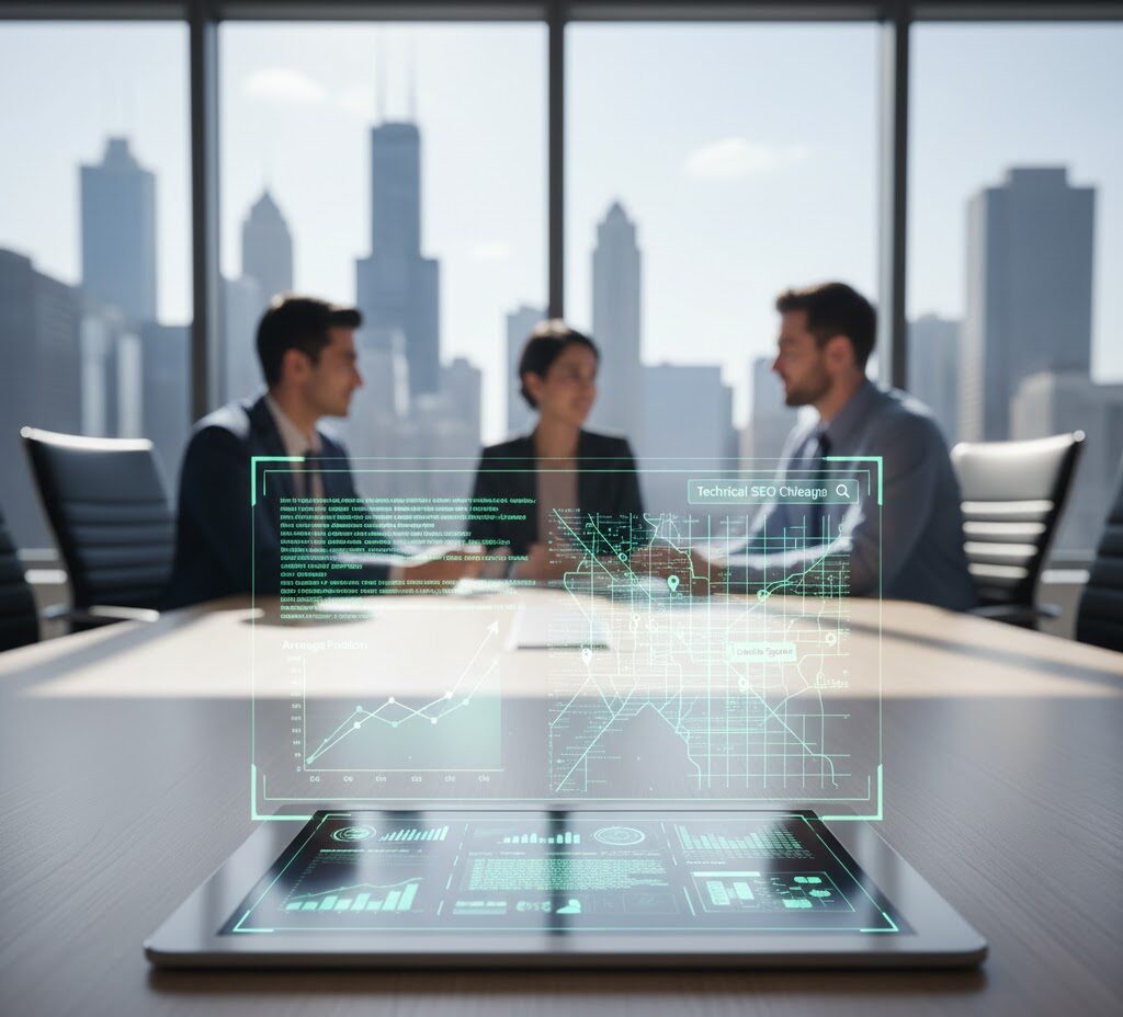 Chicago technical SEO team analyzing search data